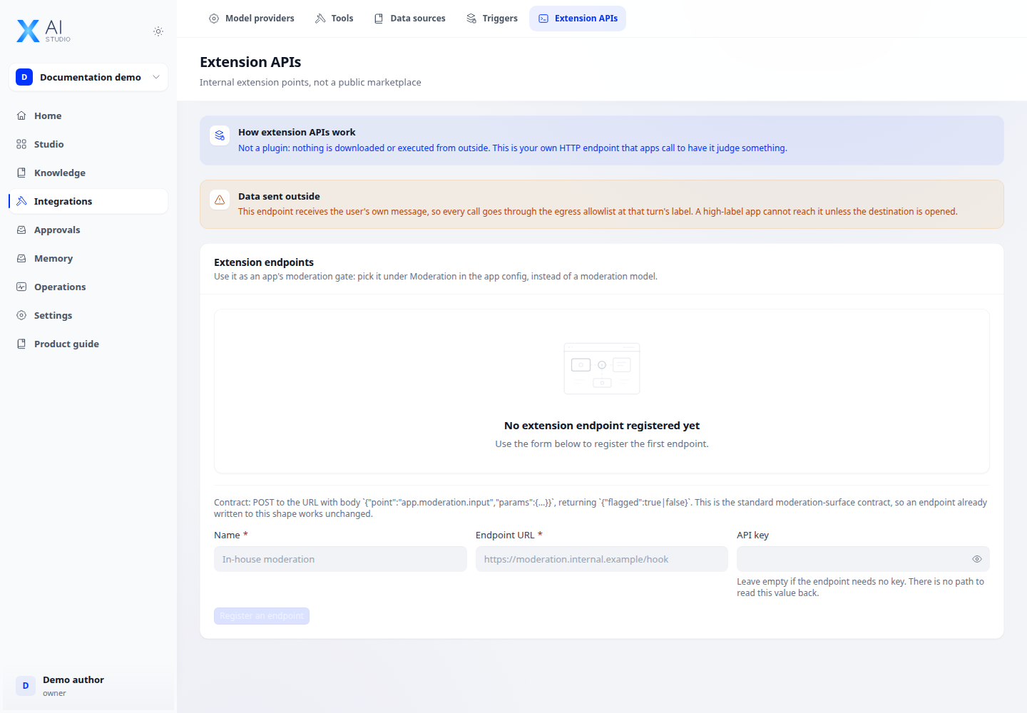AI Studio overview for this feature; illustrative data.