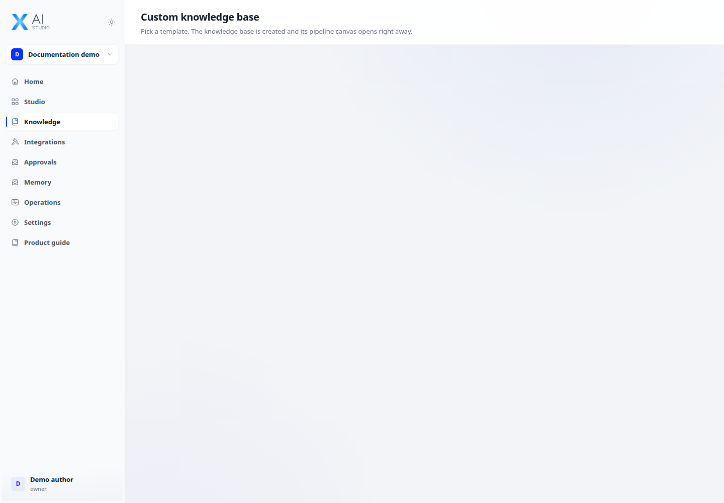 AI Studio overview for this feature; illustrative data.