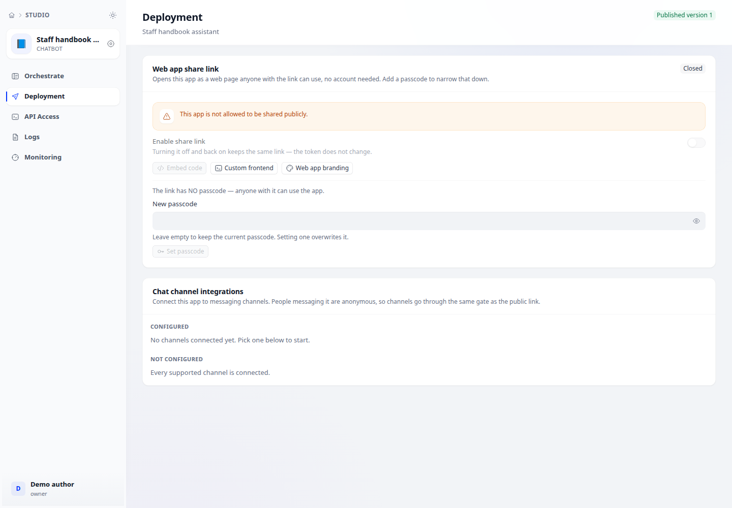 Related editor or deployment overview; use the steps below to open the relevant settings.