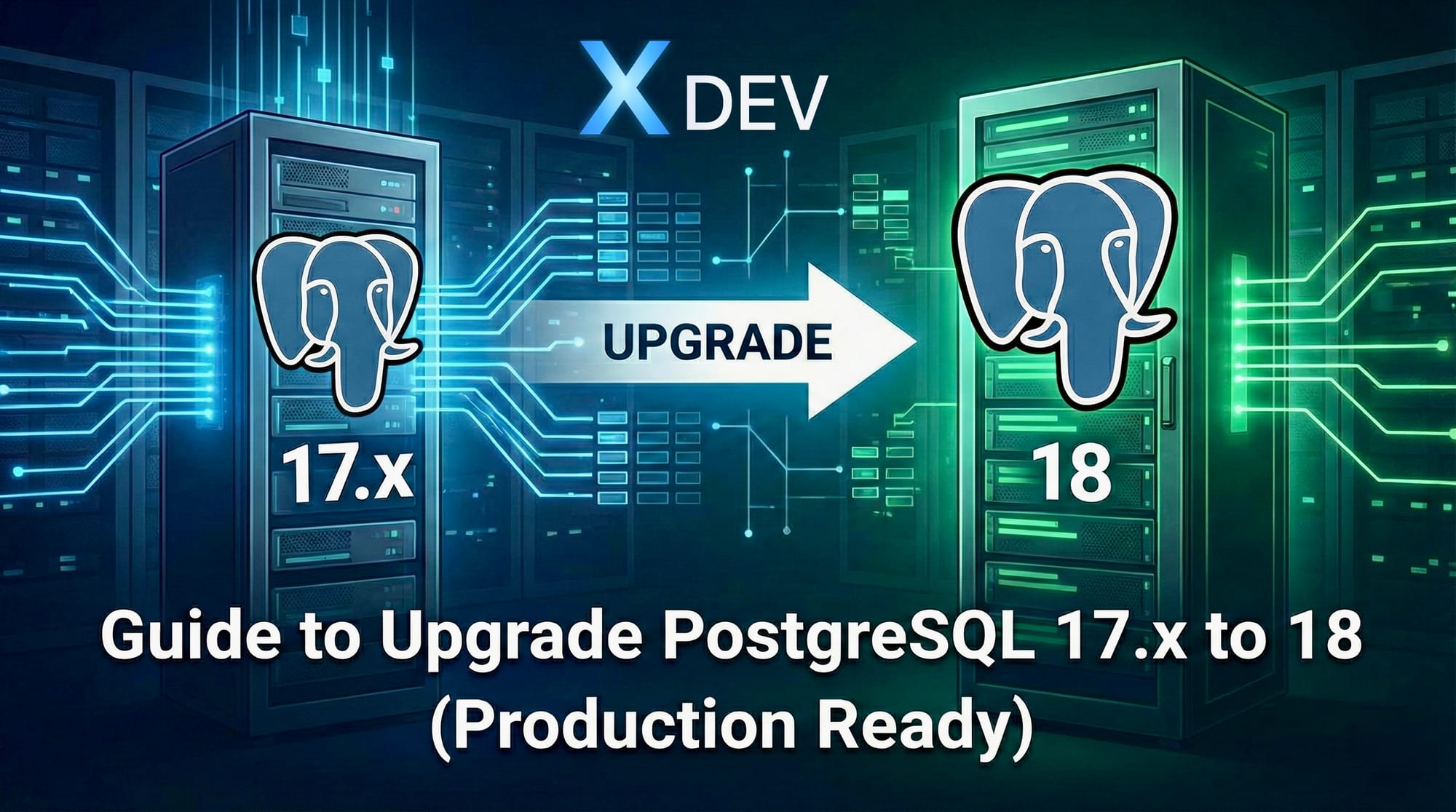  Hướng Dẫn Upgrade PostgreSQL 17.6 lên 18.1 (Chuẩn Production)